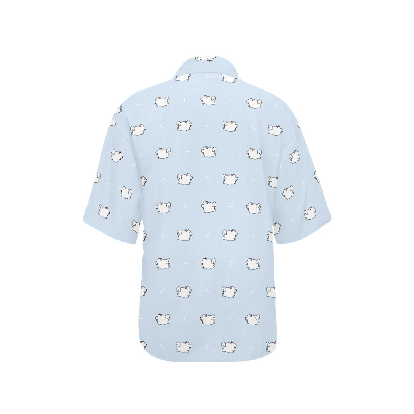 Samoyeds Print Design LKS302 Women's Hawaiian Shirt