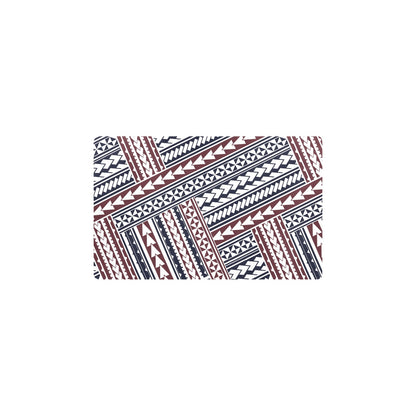 Polynesian Tribal line Kitchen Mat