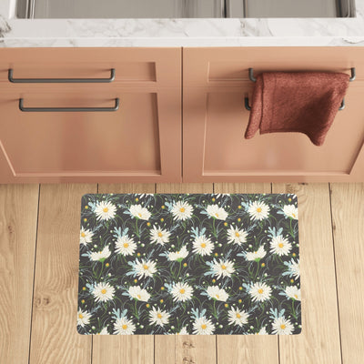 Daisy Pattern Print Design DS08 Kitchen Mat