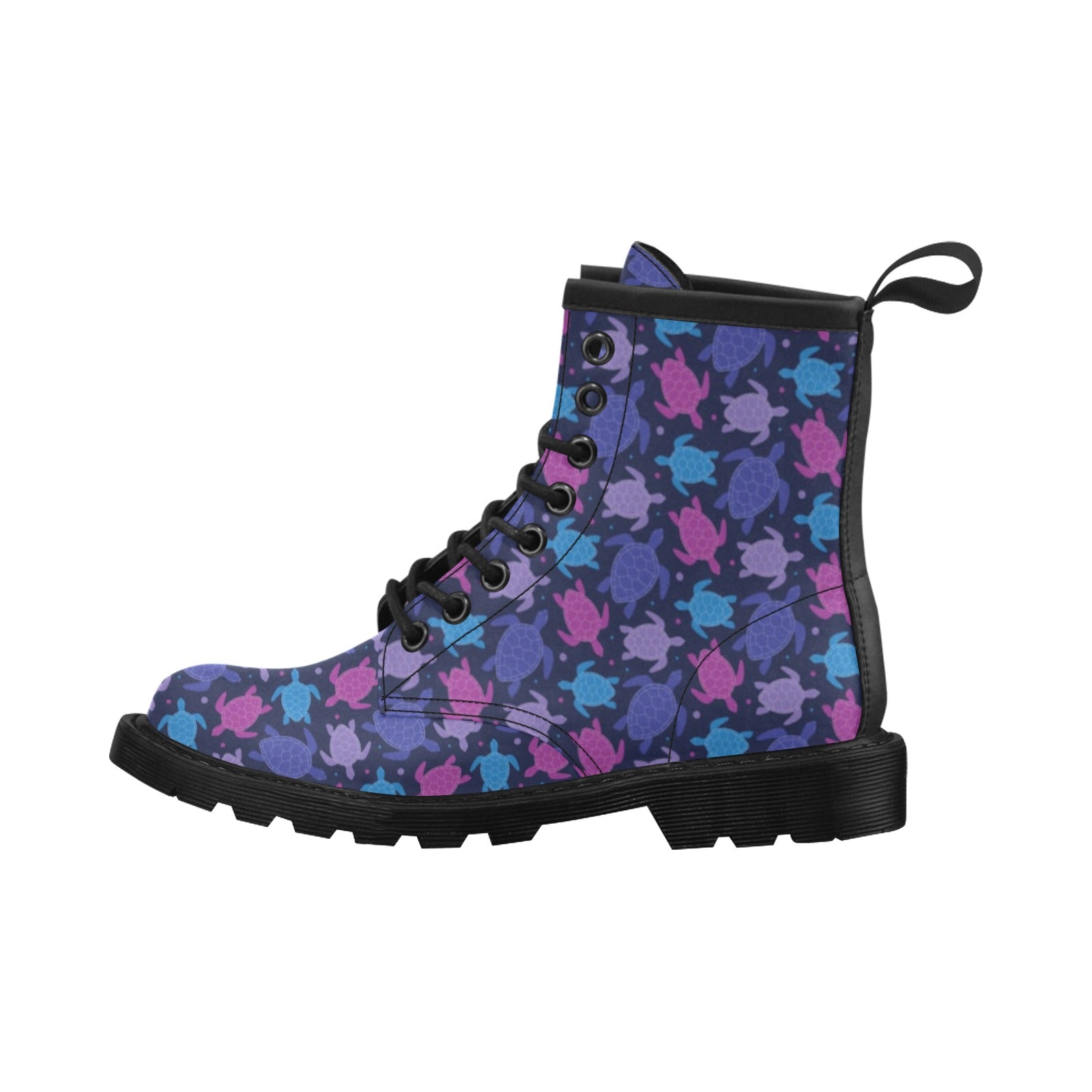 Sea Turtle Print Design LKS309 Women's Boots