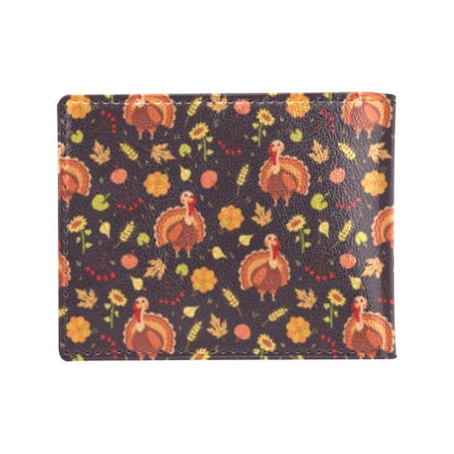 Thanksgiving Print Design LKS305 Men's ID Card Wallet
