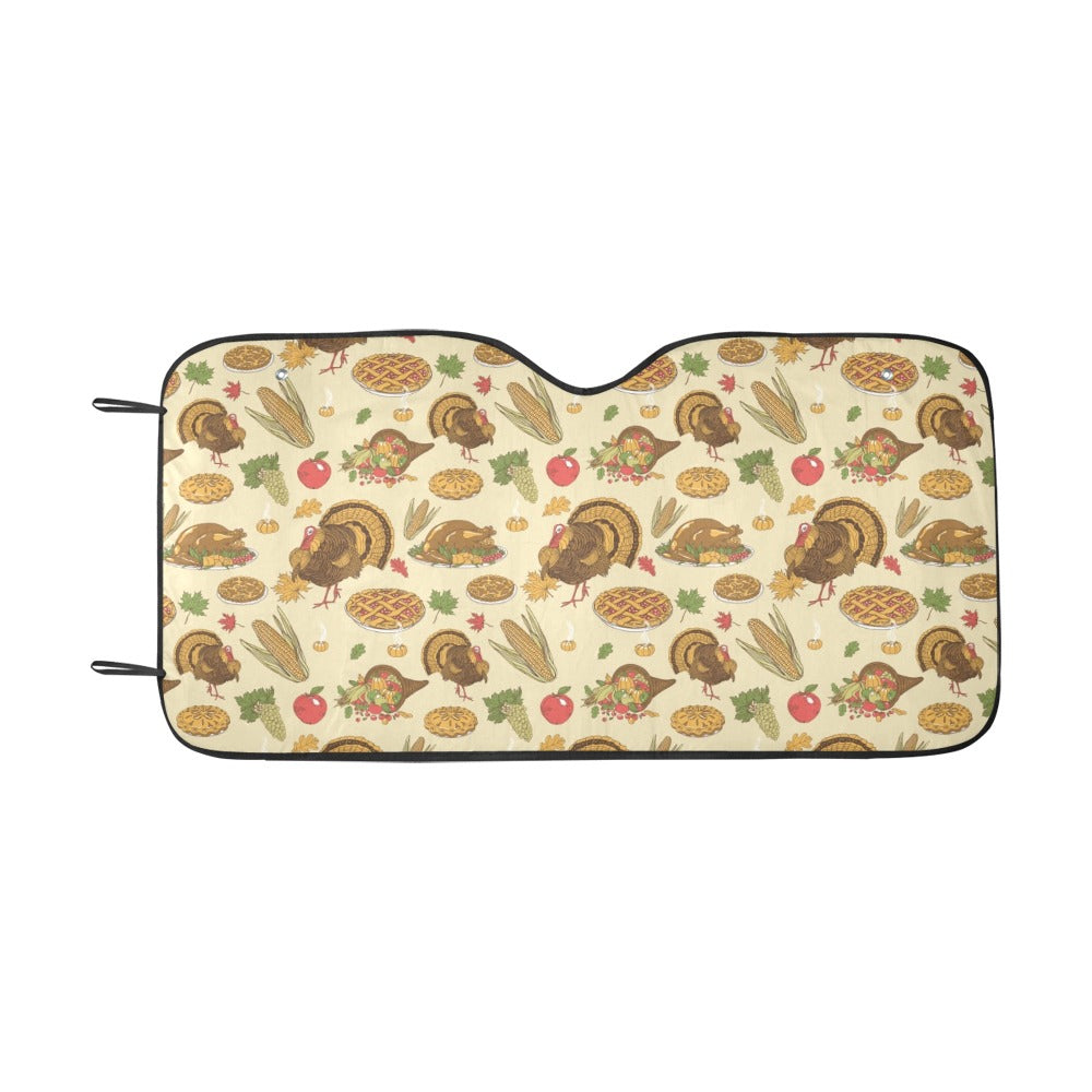 Thanksgiving Print Design LKS302 Car front Windshield Sun Shade