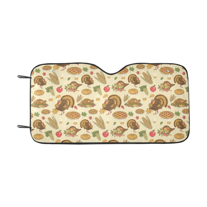 Thanksgiving Print Design LKS302 Car front Windshield Sun Shade
