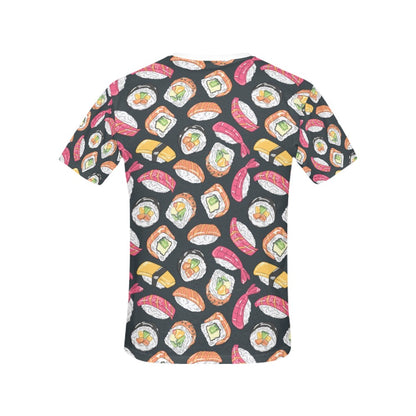 Sushi Print Design LKS306 Women's  T-shirt