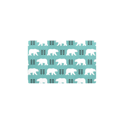 Polar Bear Pattern Print Design A05 Kitchen Mat