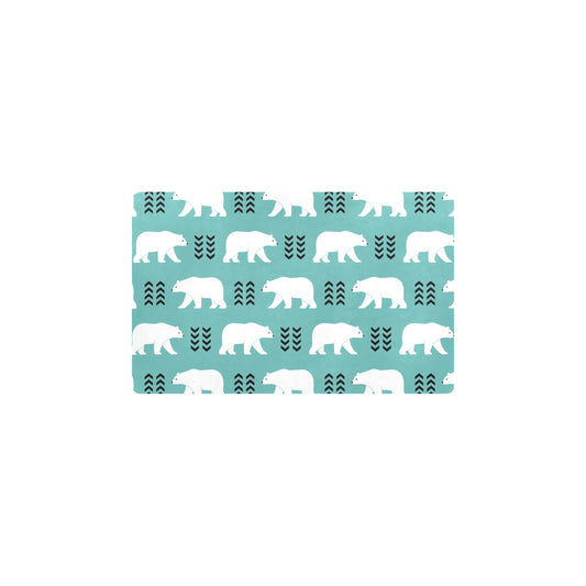 Polar Bear Pattern Print Design A05 Kitchen Mat