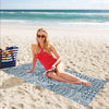 Samoan Pattern Print Design LKS306 Beach Towel 32" x 71"