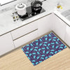 Butterfly Pattern Print Design 011 Kitchen Mat