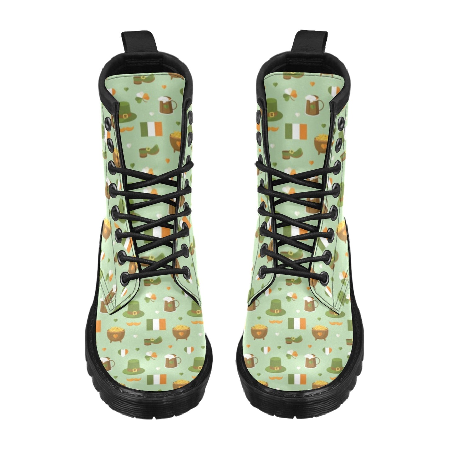 St Patricks Day Print Design LKS302 Women's Boots