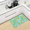 Bird Of Paradise Pattern Print Design BOP04 Kitchen Mat