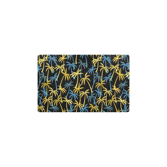 Palm Tree Pattern Kitchen Mat