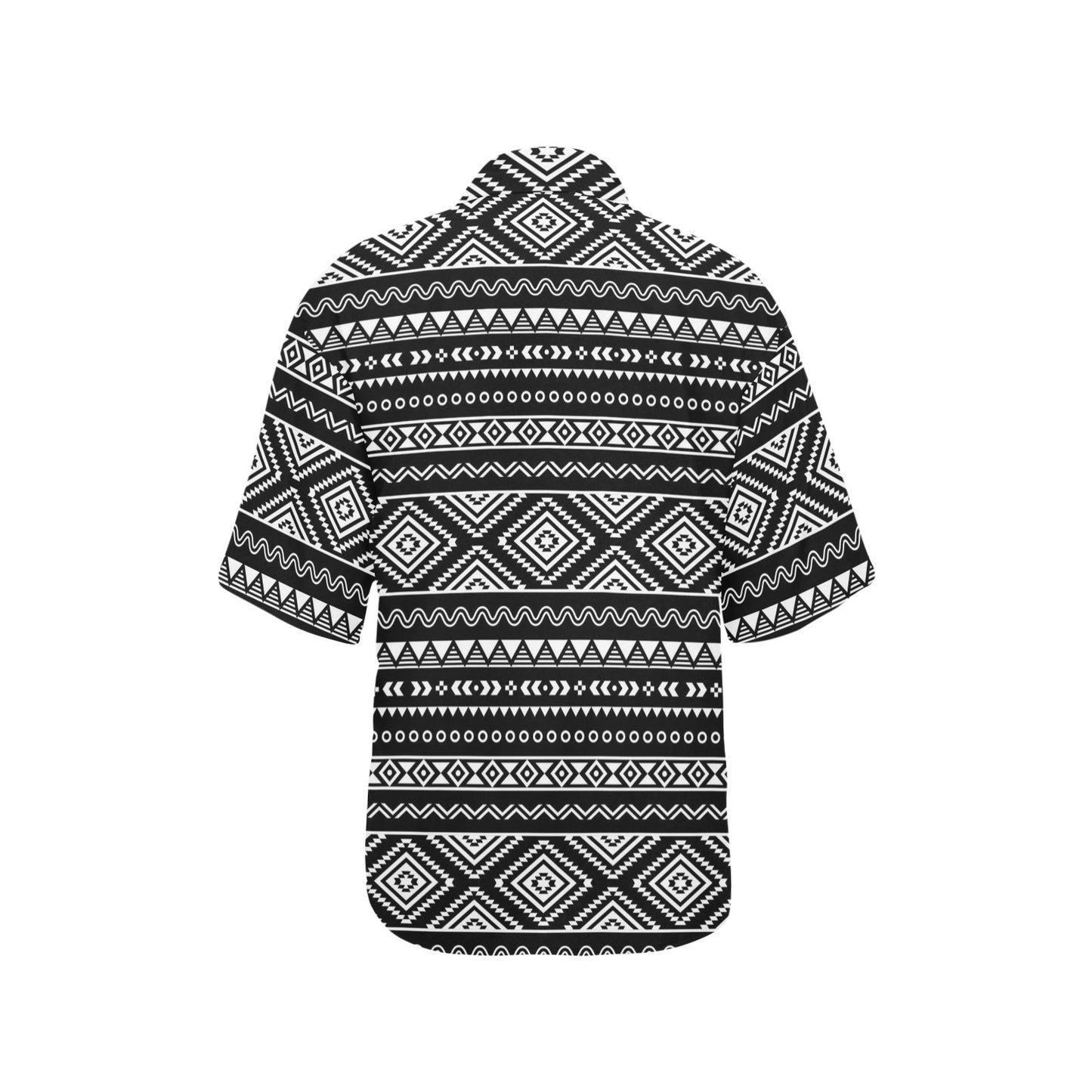 Tribal Pattern Print Design LKS301 Women's Hawaiian Shirt