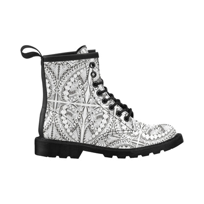 Samoan Style Print Design LKS301 Women's Boots