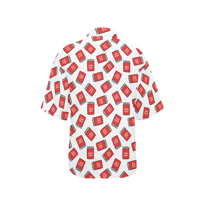 Bible Pattern Print Design 03 Women's Hawaiian Shirt