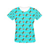 Horse Couple Love Print Design LKS309 Women's  T-shirt