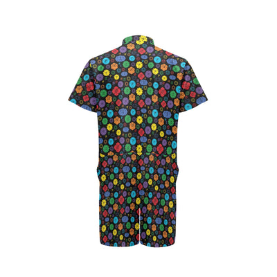 Chakra Pattern Print Design 01 Men's Romper