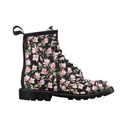 Magnolia Pattern Print Design MAG03 Women's Boots