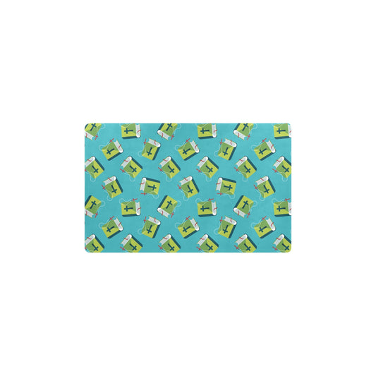 Bible Pattern Print Design 01 Kitchen Mat