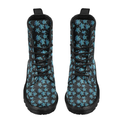 Tribal Turtle Polynesian Themed Design Women's Boots