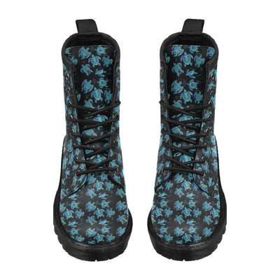 Tribal Turtle Polynesian Themed Design Women's Boots