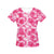 Tie Dye Pink Print Design LKS304 Women's  T-shirt