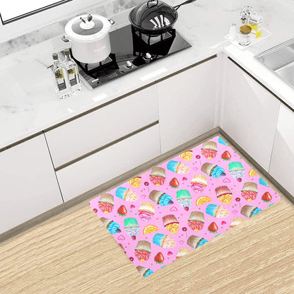 Cupcake Pattern Print Design CP05 Kitchen Mat