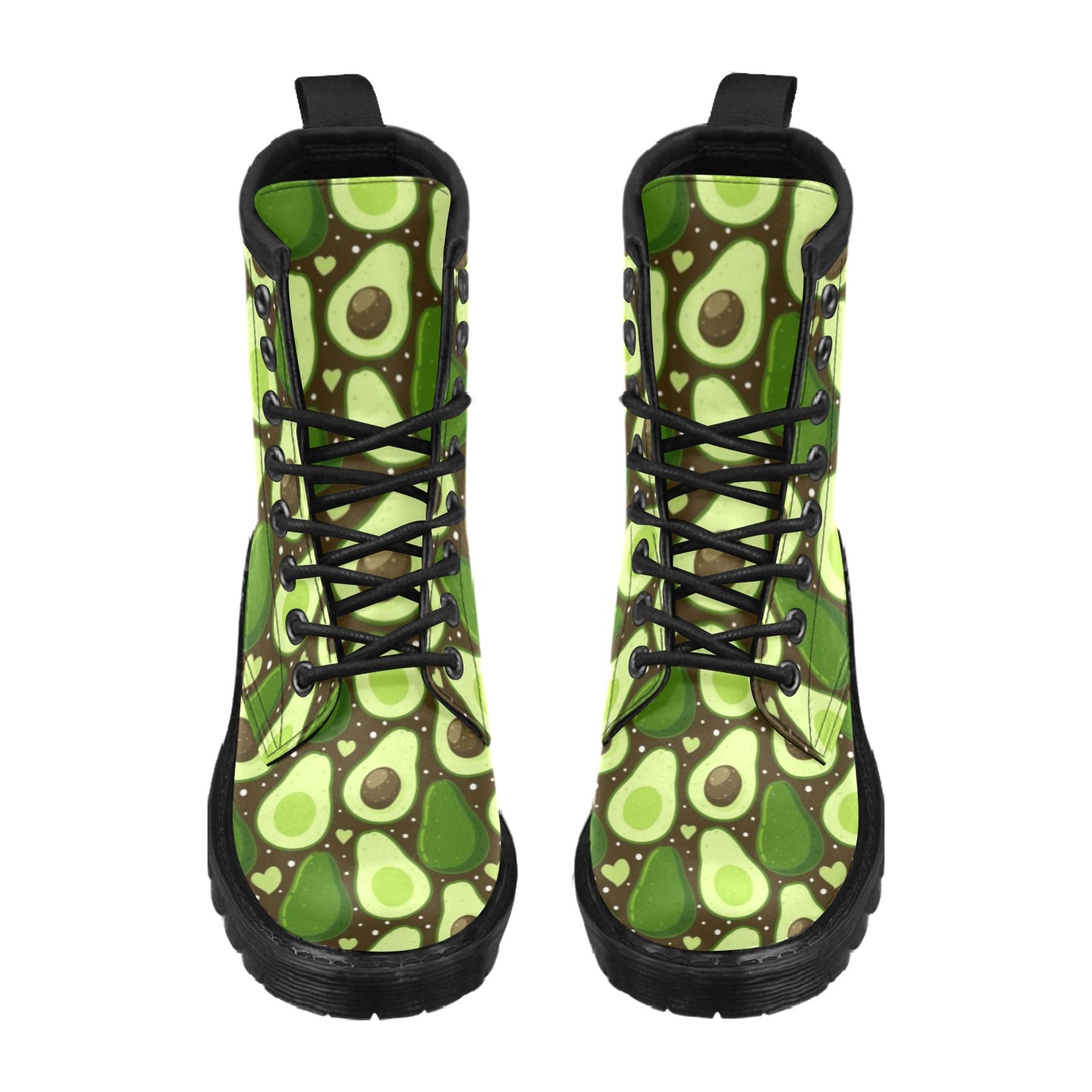 Avocado Pattern Print Design AC04 Women's Boots