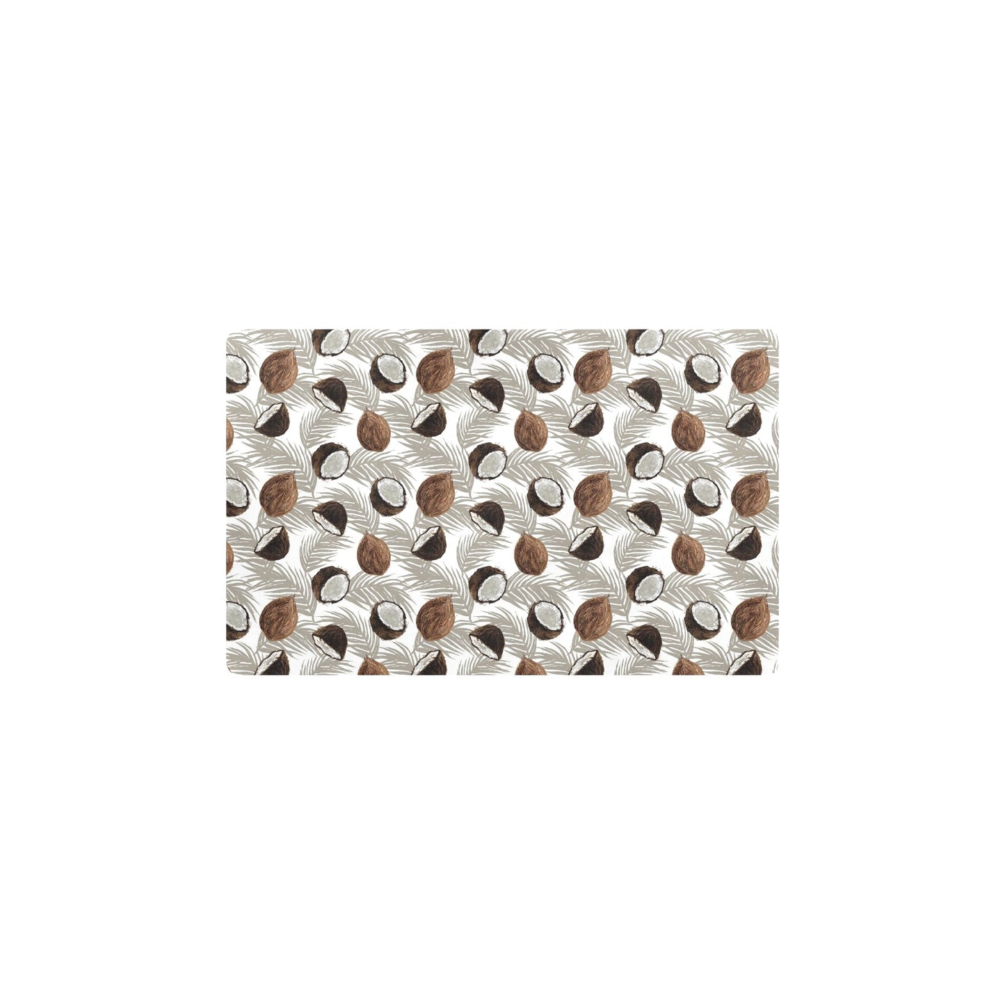 Coconut Pattern Print Design CN03 Kitchen Mat