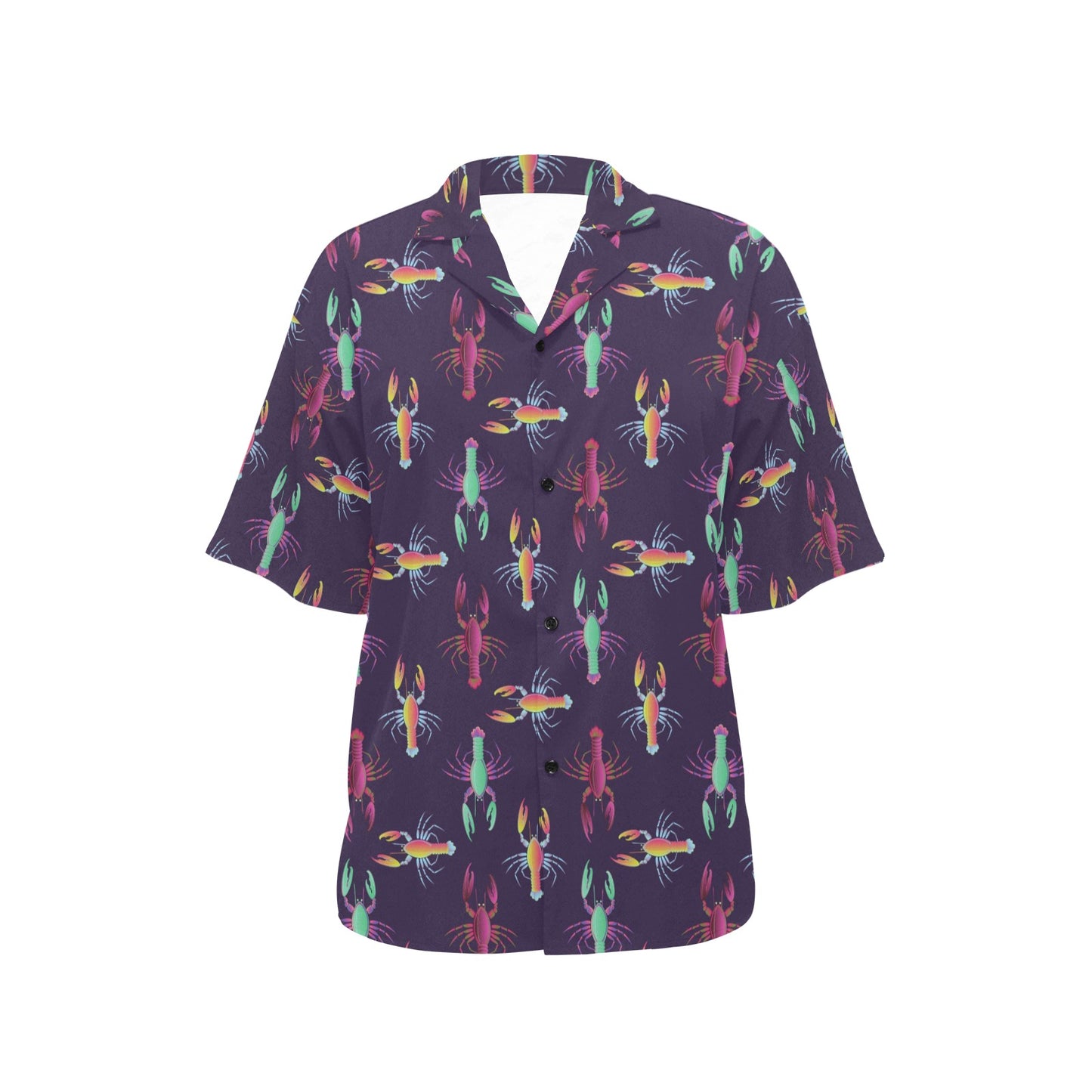 Lobster Print Design LKS402 Women's Hawaiian Shirt