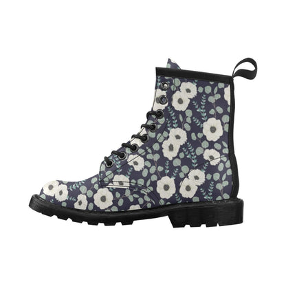 Anemone Pattern Print Design AM01 Women's Boots