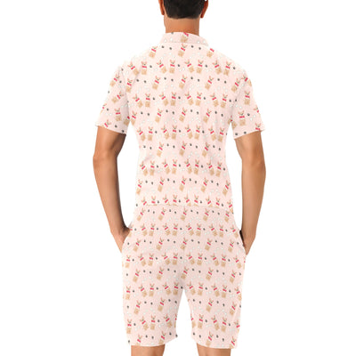 Chihuahua Pattern Print Design 04 Men's Romper