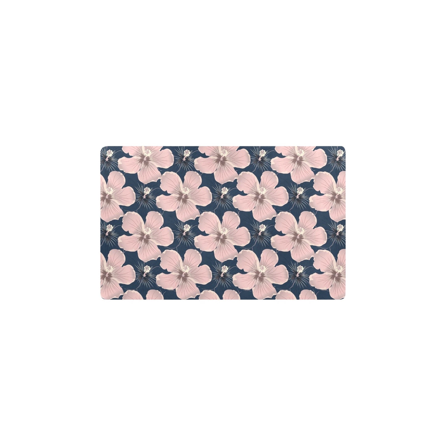 Plumeria Pattern Print Design PM018 Kitchen Mat
