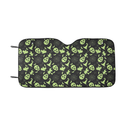 Witch Halloween Print Design LKS306 Car front Windshield Sun Shade