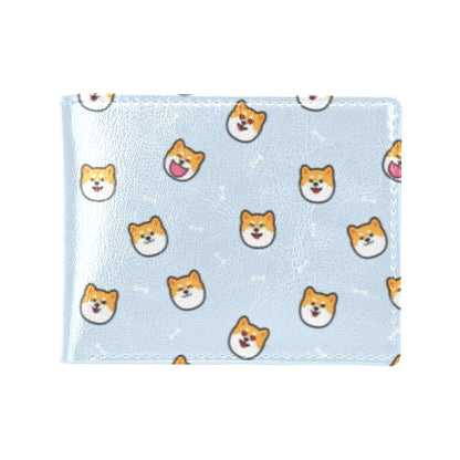 Shiba Inu Print Design LKS3012 Men's ID Card Wallet