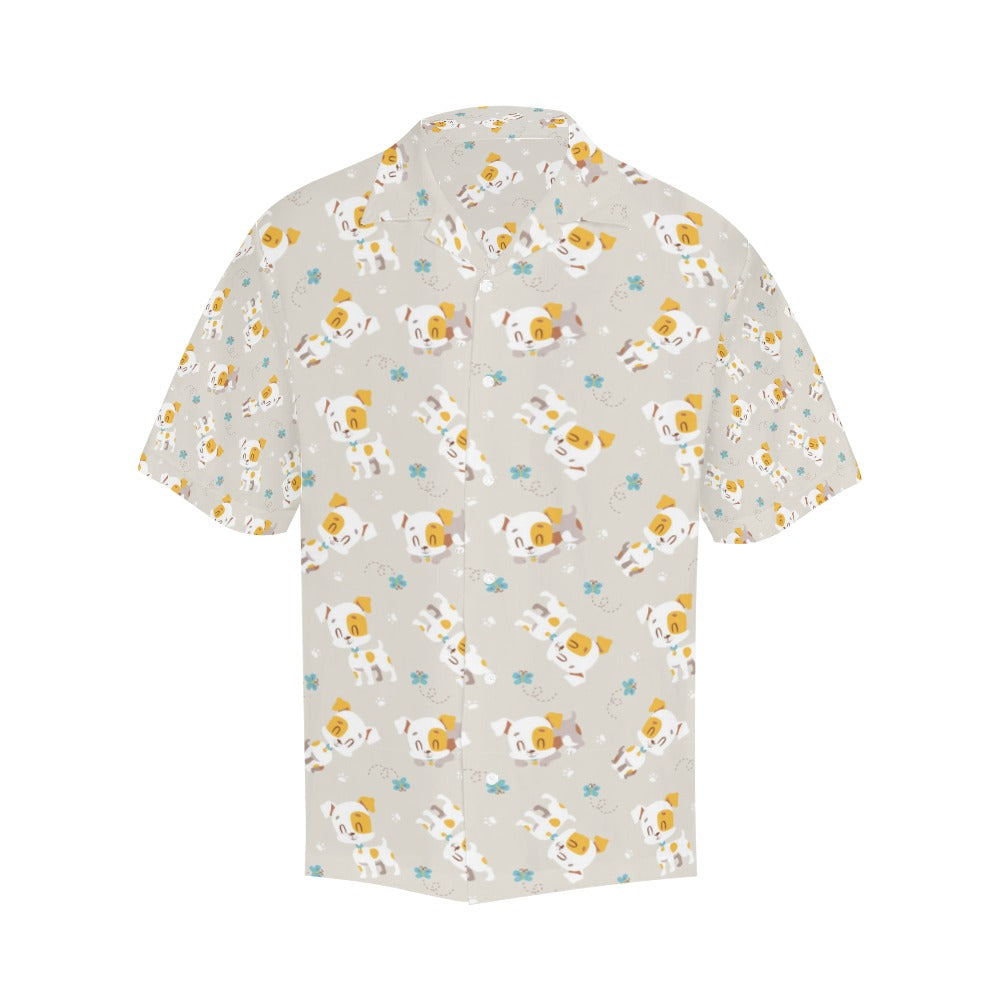 Russell Terriers Print Design LKS306 Men's Hawaiian Shirt