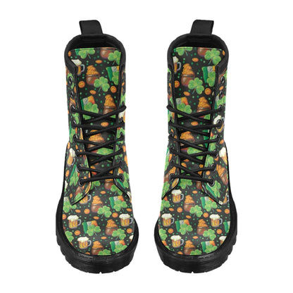 St Patricks Day Print Design LKS303 Women's Boots