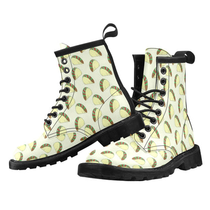 Taco Pattern Print Design TC05 Women's Boots