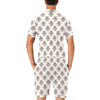 Aztec Wolf Pattern Print Design 01 Men's Romper