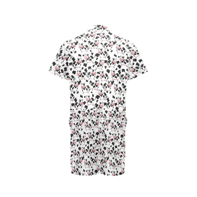 Cow Pattern Print Design 02 Men's Romper