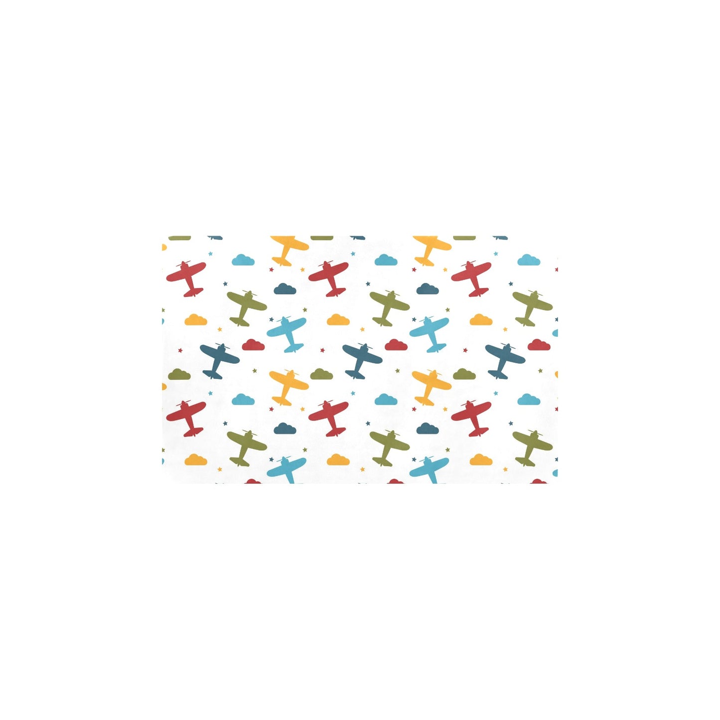 Airplane Pattern Print Design 06 Kitchen Mat