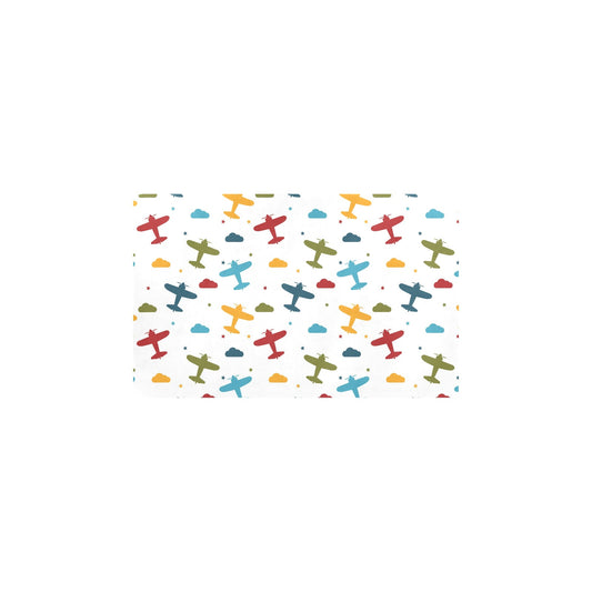 Airplane Pattern Print Design 06 Kitchen Mat