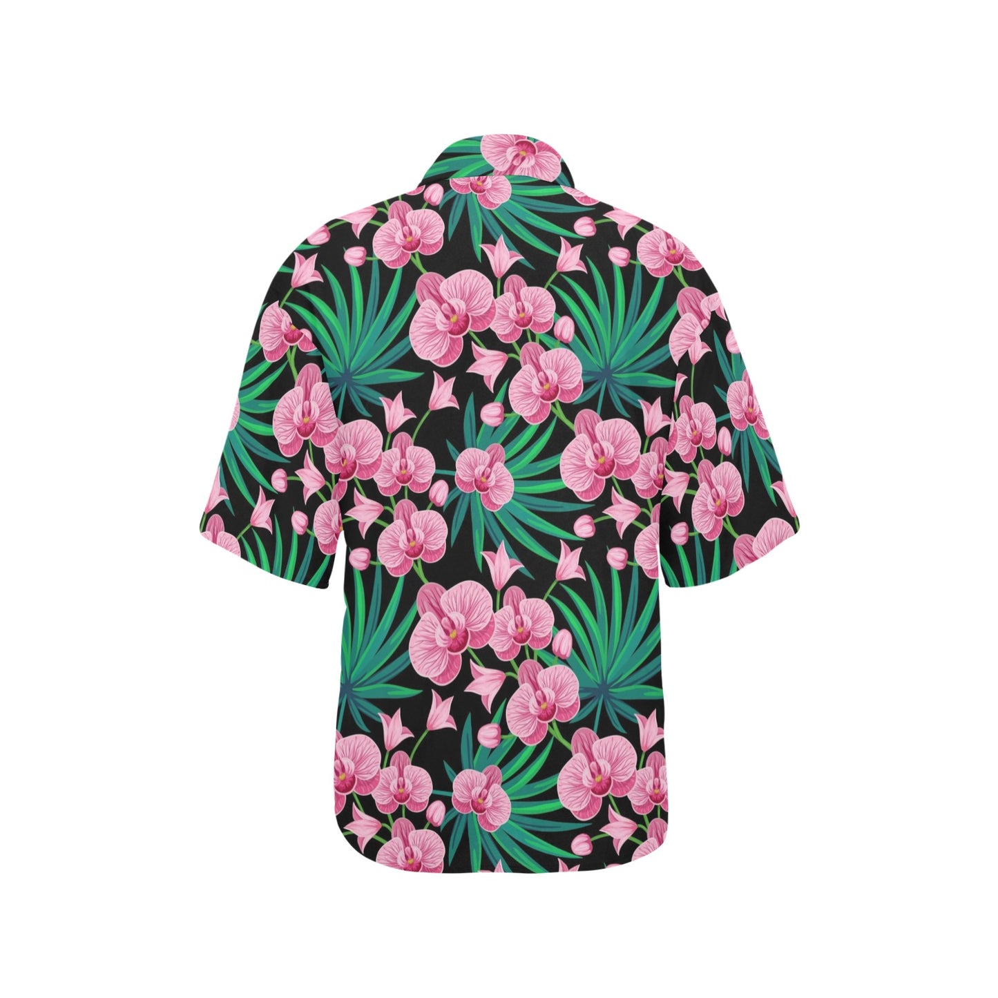 Orchid Pink Pattern Print Design OR06 Women's Hawaiian Shirt