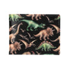 Dinosaur Print Pattern Men's ID Card Wallet