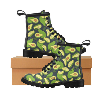 Avocado Pattern Print Design AC013 Women's Boots