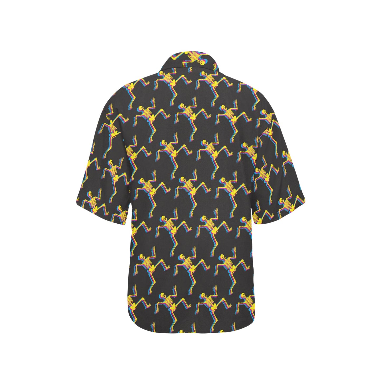 Skeleton Skeleton 3D Print Design LKS301 Women's Hawaiian Shirt