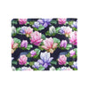 Lotus Flower Print Design Men's ID Card Wallet