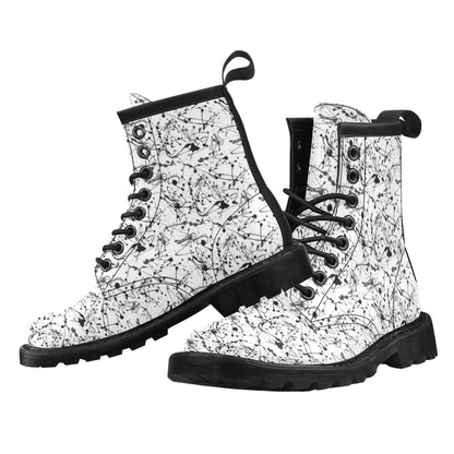 Splatter Print Design LKS305 Women's Boots