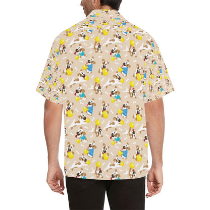 Russell Terriers Cute Print Design LKS304 Men's Hawaiian Shirt