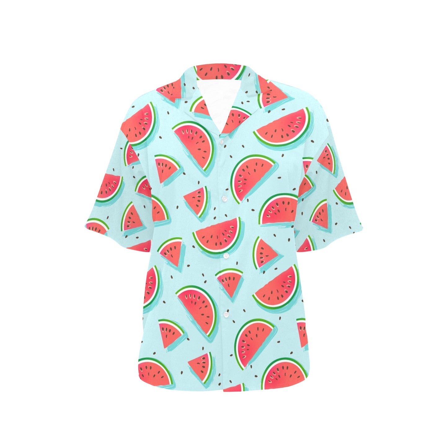 Watermelon Pattern Print Design WM03 Women's Hawaiian Shirt