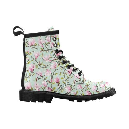 Magnolia Pattern Print Design MAG04 Women's Boots